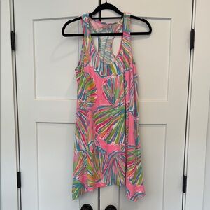 Lilly Pulitzer Monterey Tank Dress Pink Pout Shellabrate Sz S
